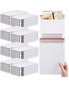 Mailer Photo Mailers Document Self Adhesive Lightweight Mailers Standard Envelope 250gsm White Shipping Envelopes Photography Mailers for Photos, Documents, CD 50Pcs, 16 * 25cm