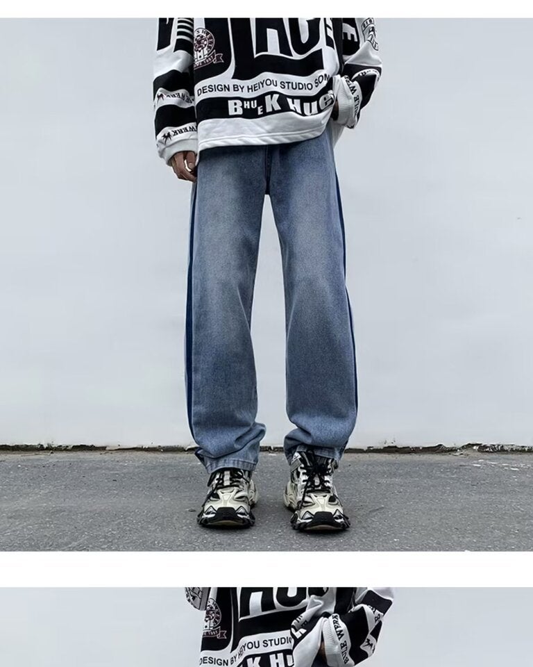 Unisex Casual Daily Denim Jeans - Image 5