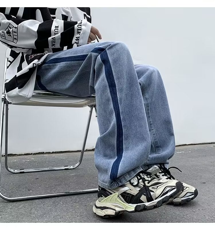 Unisex Casual Daily Denim Jeans - Image 3