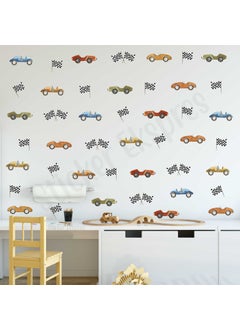 Vintage Race Cars Kids Room Car Wall Sticker Set - pzsku/Z9AB100B1DEC1A8D3DFB8Z/45/_/1725723020/e9b227d1-d0a8-4ddd-a15a-bee90539189b