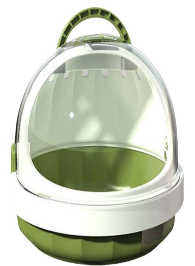 werdecade Guinea Pig Carrier Cage with Water Bottle, Portable Hamster Travel Carrier Carry Case for Small Pets, Gerbils, Mice, Dwarf Hamster (Green) - Image 1