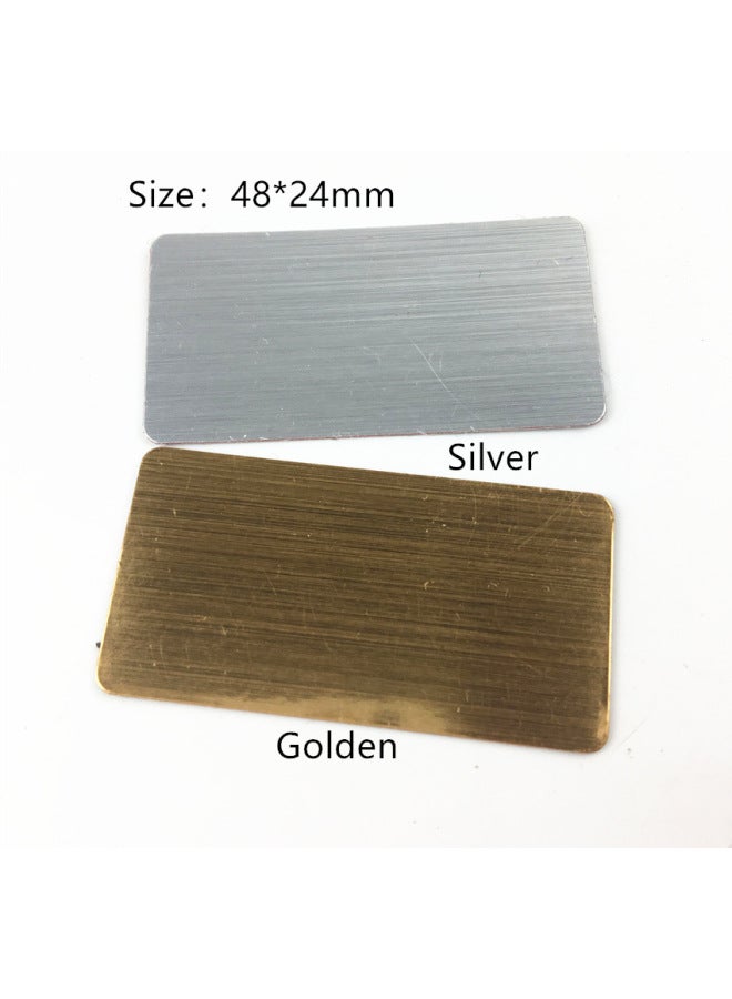 Absorbing Metal Negative Ion Energy Sticker Anti Radiation Sticker For Mobile Phone-Color:Silver - Image 5