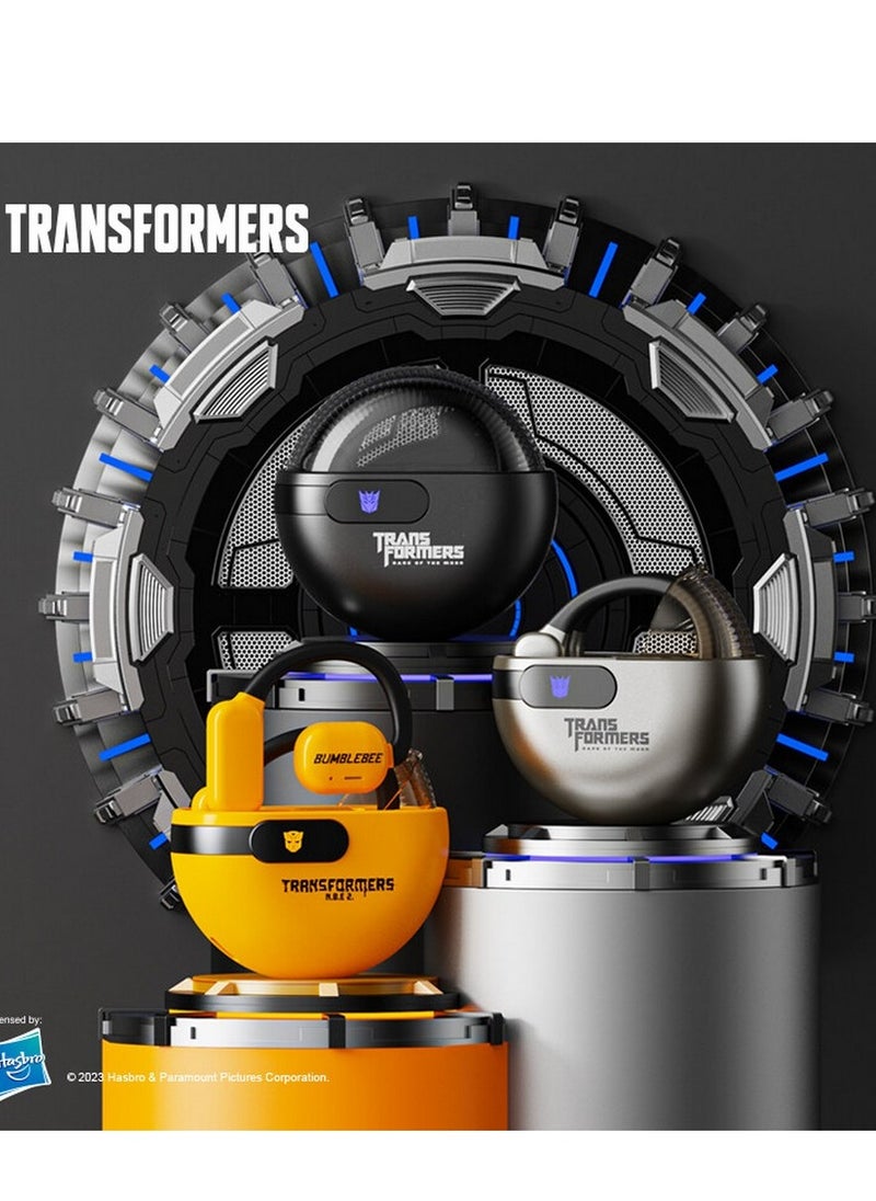 Transformers TF-T09 TWS True Wireless Bluetooth V5.3 Headphones - Yellow