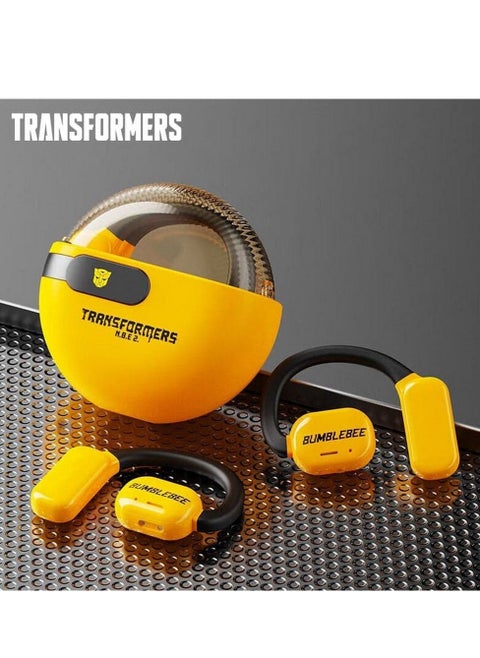 Transformers TF-T09 TWS True Wireless Bluetooth V5.3 Headphones - Yellow