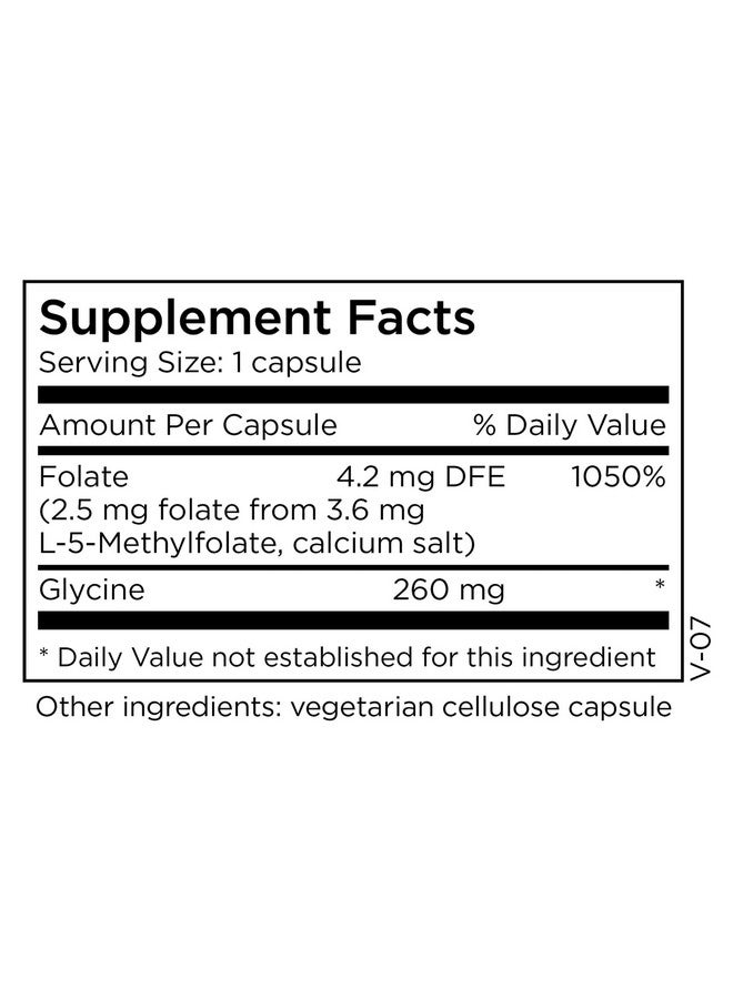 MethylPro 2.5mg L-Methylfolate - (30 Capsules) - Image 2