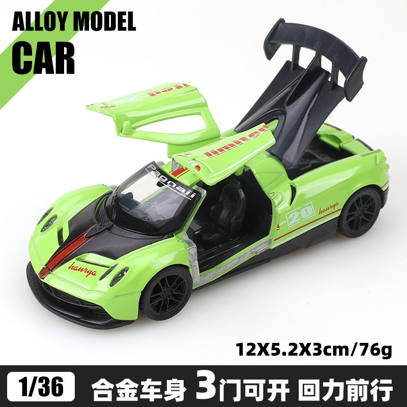 Bulk 1:36 Alloy Model Cars, Kids Pull Back Toy Vehicles, Boys Race Car Decor Gift[Bubble Bag] Pasai edition Green [Bubble Bag] Pasai edition Green 