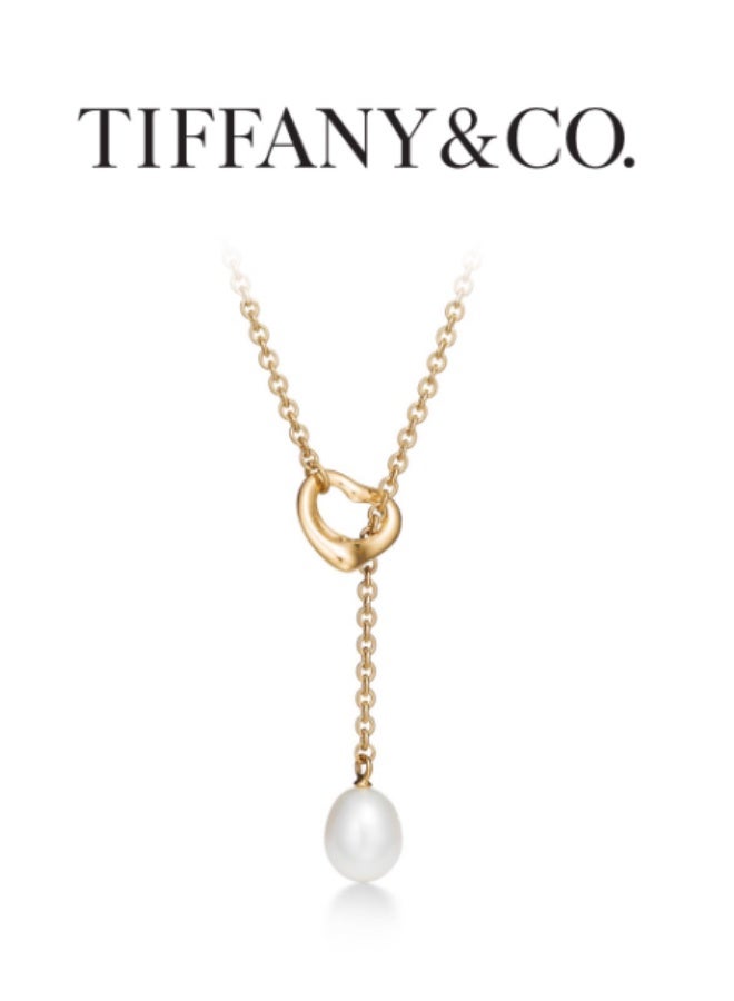 Tiffany & Co. Tiffany Elsa Peretti® Open Heart Lariat Necklace - Image 1