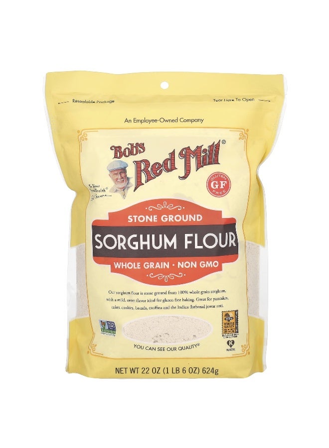 Bobs red mill طحين السورغم من بوب's ريد ميل، 22 أونصة (624 جرام) - Image 1