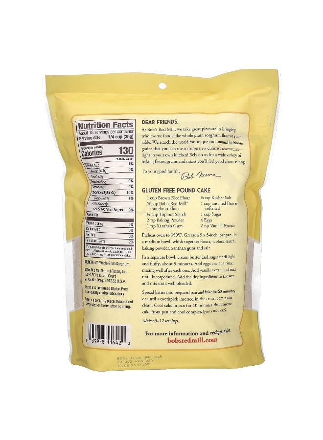 Bobs red mill طحين السورغم من بوب's ريد ميل، 22 أونصة (624 جرام) - Image 2