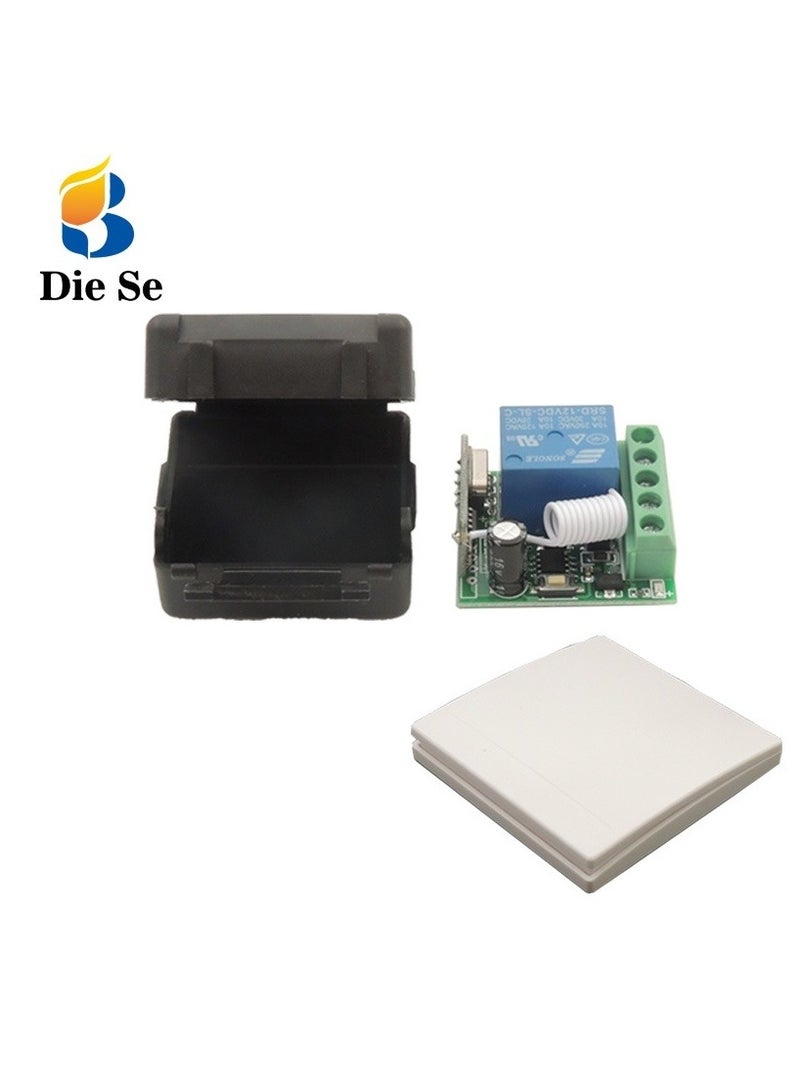 Diese Wall Panel Remote Control Switch 433MHz 12V 10A Relay ReceiverFor Bedroom Ceiling Light Lamp Bulb - Image 1