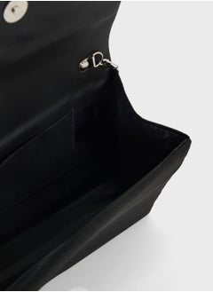 Ella Limited Edition Pleated Embellished Clutch Bag  - Image 5