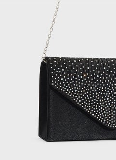 Ella Limited Edition Pleated Embellished Clutch Bag  - Image 4