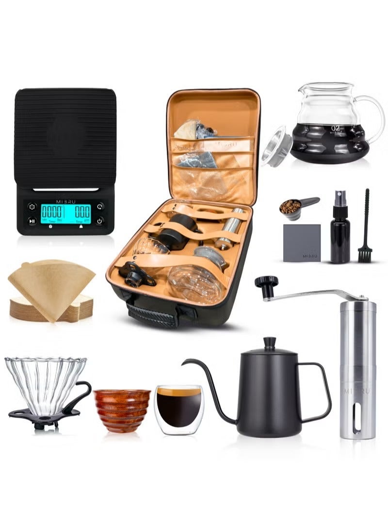 Captaintech V60 Set 12 Piece Coffee Drip Set With Tool Case - Image 1