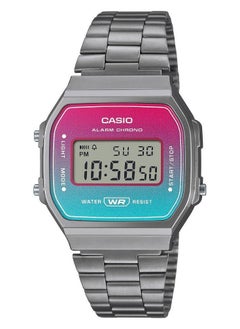 CASIO Casio Vintage Water Resistant Digital Stainless Steel - A168WERB-2ADF - 36mm 