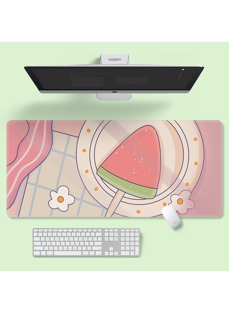 Loquat Large Anime Personality Gift Games Gaming Mouse Pad Extended Large Mat Desk Pad Stitched Edges Mousepad Long Mouse Pad And Non-Slip Rubber Base Mice Pad 900X400X3mm  - Image 1