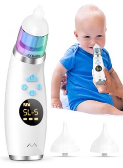 Osowake Electric Nasal Aspirator for Toddler with 5 Levels, Automatic Baby Nose Sucker with 3 Tips, Self-Cleaning, Music and Light Function  - Image 1