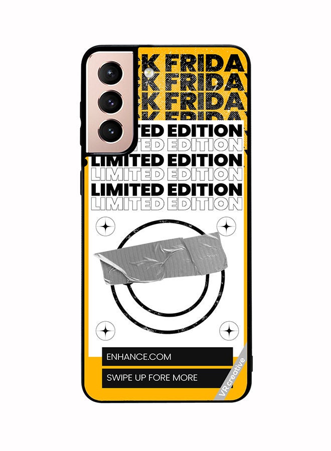 VR CREATIVE Protective Case Cover For Samsung Galaxy S21 Plus 5G Black Friday Design Multicolour - Image 1