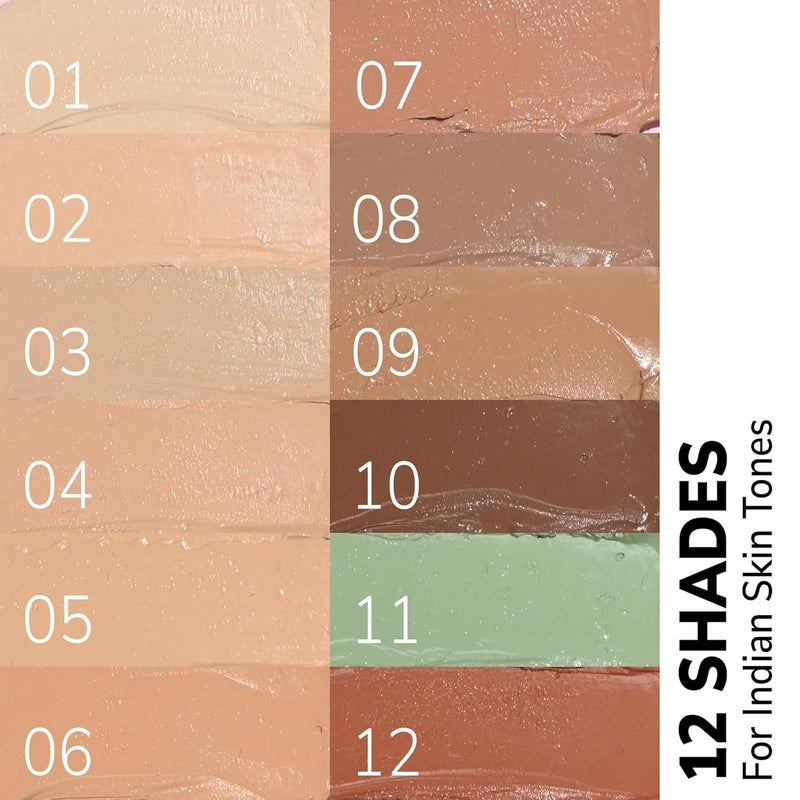 Mila Beaute Conceal It Pot Concealer With Brush | Enriched With SPF 15 and Vitamin E | Light Weight Concealer | Long Lasting Coverage | Natural Matte Finish | Covers All Skin Concerns | Easily Blendable Concealer For Face Makeup | Shade - (03 Creamy Beige, 4g) - Image 5