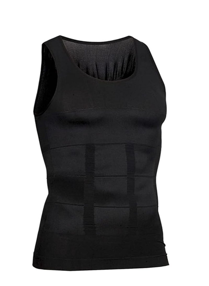 Generic - Men's Slimming Body Shaper, Waist Trimmer, Stomach Slimming Tummy Control Undershirt, Body Shaper for Fitness and Workout - Image 1