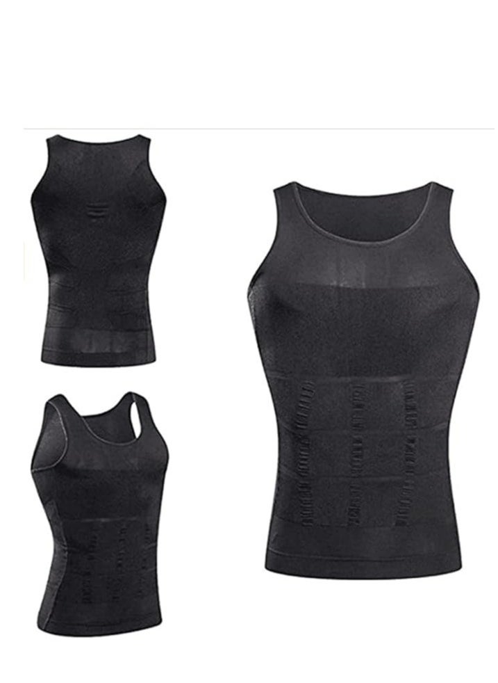 Generic - Men's Slimming Body Shaper, Waist Trimmer, Stomach Slimming Tummy Control Undershirt, Body Shaper for Fitness and Workout - Image 1