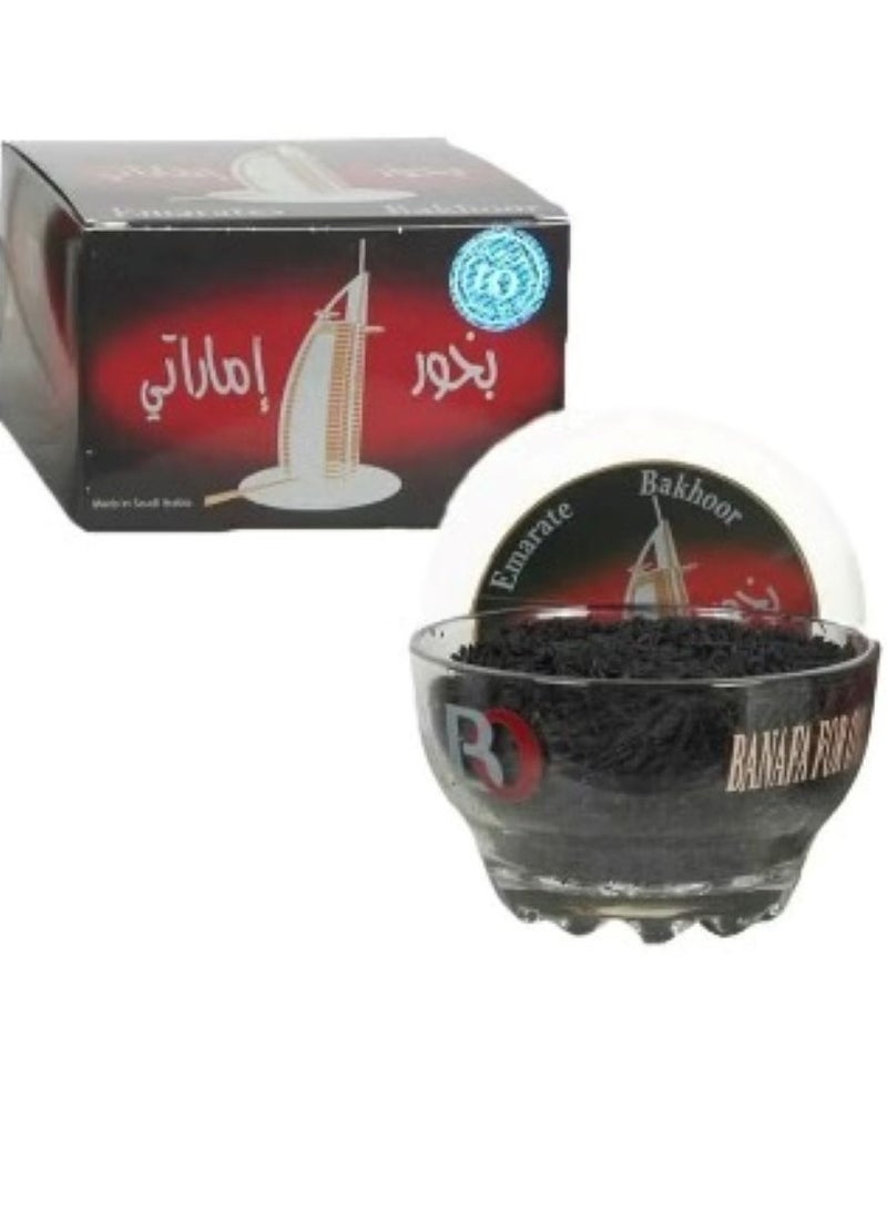 بانافع بخور الإمارات برائحة خشب الأجار متعدد الألوان 40جرام