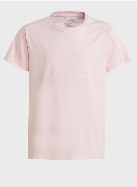 Essentials Aeroready Regular-Fit Logo T-Shirt