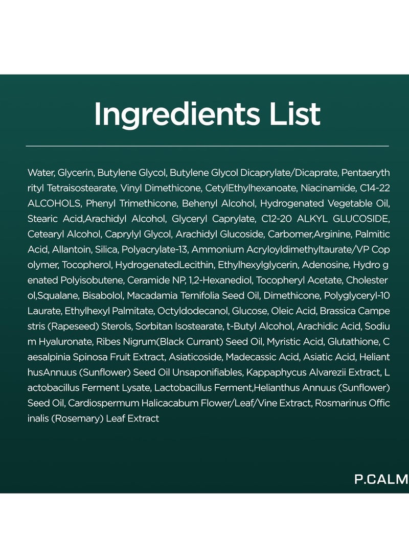 P.CALM P.CALM Cato Facial Cream 80ml | Vegan Korean Facial Moisturizer for Sensitive Skin | Lightweight Non-Greasy Non-Sticky Barrier-Strengthening  - Image 3