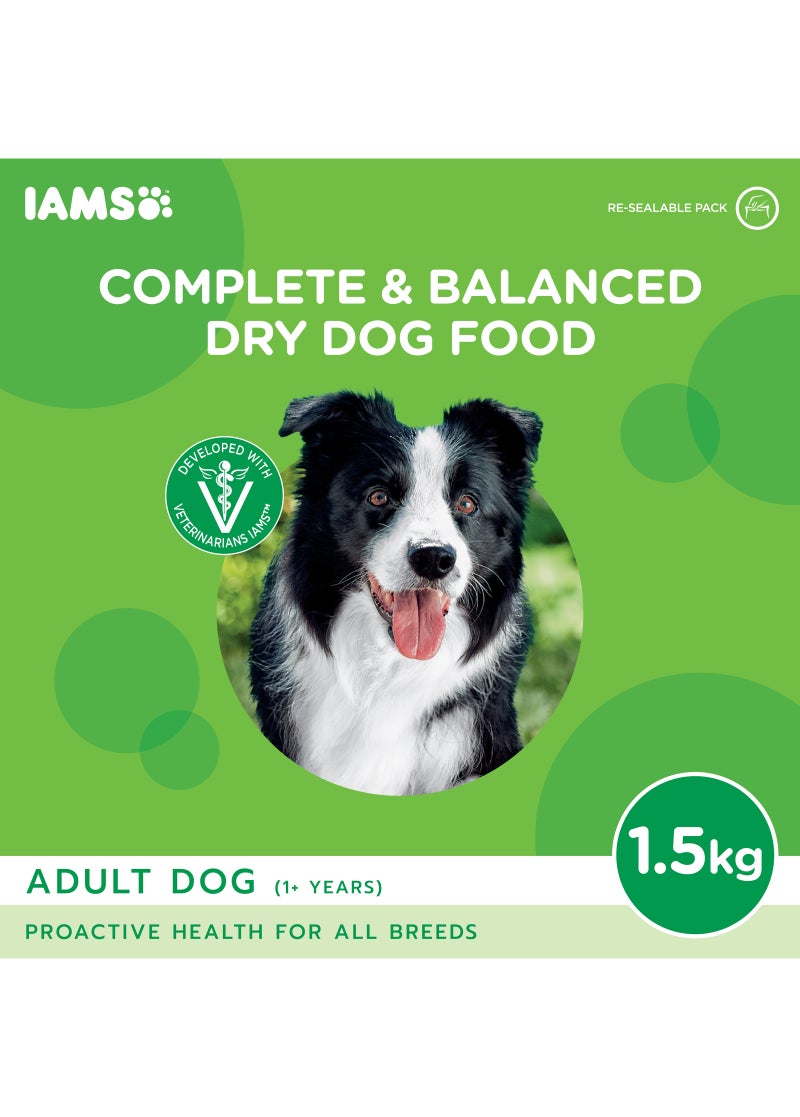 Iams Dog Food Proactive Health Adult Small Breed Dry Dog Food 1.5kg - Image 2