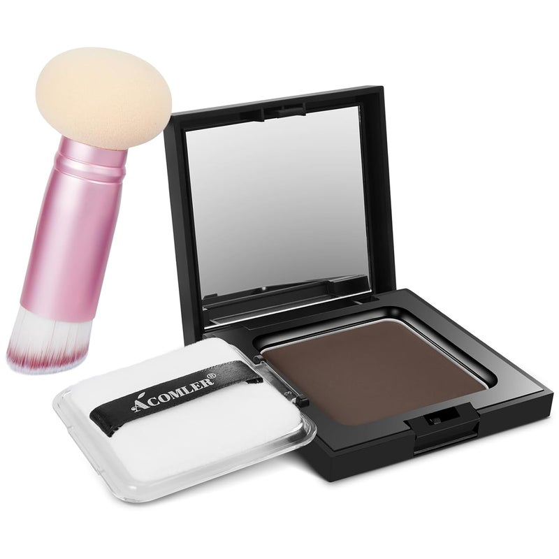 بودرة تصحيح الجذور من أكميلر لتلوين الشعر للرجال والنساء تغطي الشعر الرمادي 042 أونصة