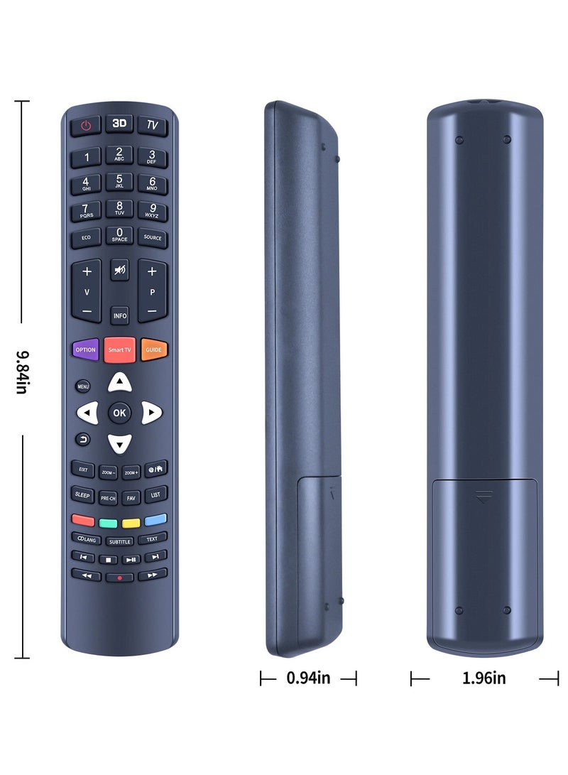 تي في جهاز التحكم عن بعد RM-L1330 للتلفزيون العالمي (الافتراضي RC311FMI1 RC311FMI3) متوافق مع تلفزيون TCL LED/LCD/HD/Smart. - Image 3