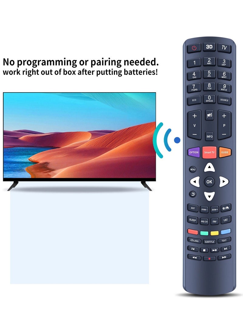 تي في جهاز التحكم عن بعد RM-L1330 للتلفزيون العالمي (الافتراضي RC311FMI1 RC311FMI3) متوافق مع تلفزيون TCL LED/LCD/HD/Smart. - Image 5