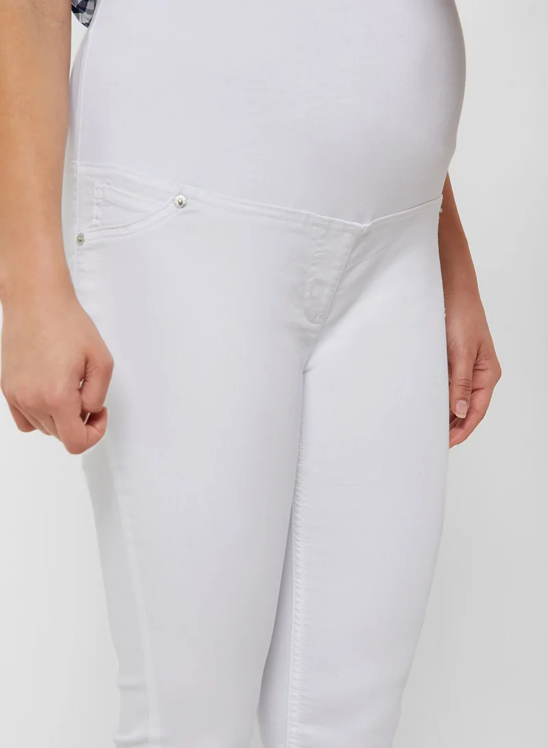 JoJo Maman Bebe Super Stretch Over Bump Skinny Jeans