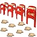 OrgMemory Wooden Train Bridges Bridge Support Wooden Train Track Accessories Train Tracks Compatible with All Major Brands Wood Toys for Girls Boys - Image 2