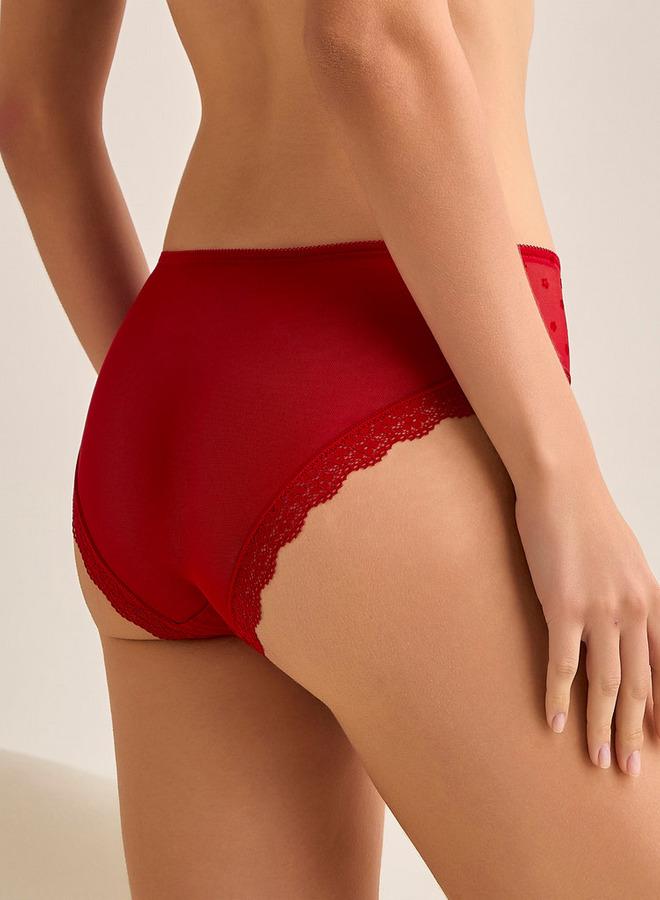 Splash FAV Briefs with Floral Lace - Image 2