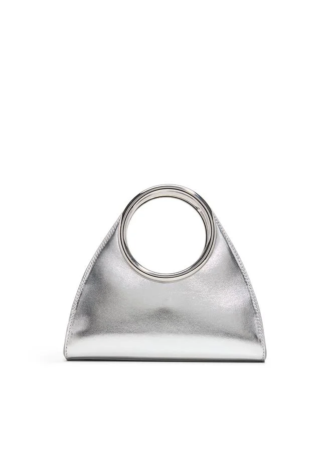 كول ات سبرنج Aliice Ladies Silver Top Handle Bag
