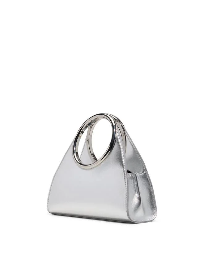 كول ات سبرنج Aliice Ladies Silver Top Handle Bag