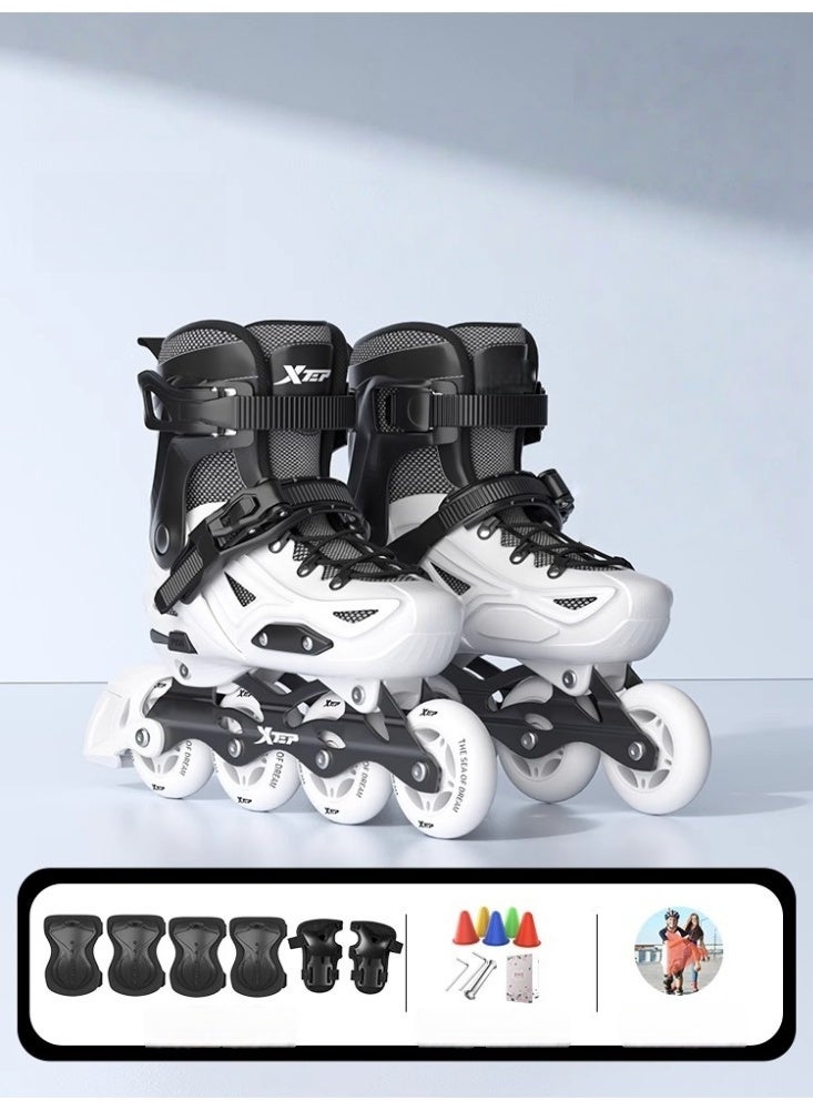 XTEP Roller Skates, Adult Skates, University Club, Boys and Girls, Adult Beginner Amateur, Roller Skating, Inline Skates, Ice Skating - Image 1