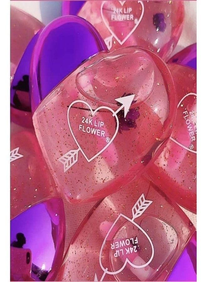 BLINE Lip Gloss Tint For Dry And Chapped Lips In Cute Heart-Shaped Packaging- Multicolour Metallic-Finished Packaging ((Pack Of 3)) - Image 4