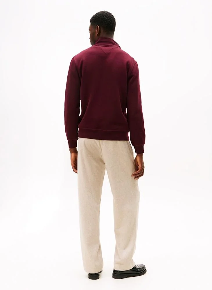 TOMMY HILFIGER Casual Half Zip Sweatshirt