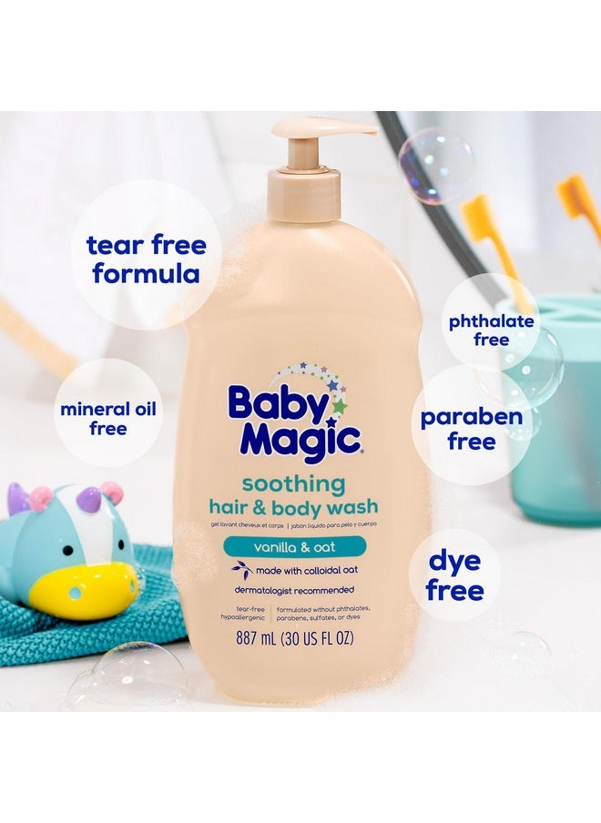 Baby Magic - Soothing Hair & Body Wash Vanilla & Oat 30 Fl Oz - Image 1