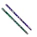 STAR MAGIC Glitter Wand Magic Wonder Wand Tube for Kids Two 11 Halloween Costume Accessory Princess Fairy Wizard Pretend Play Purple Green - Image 4
