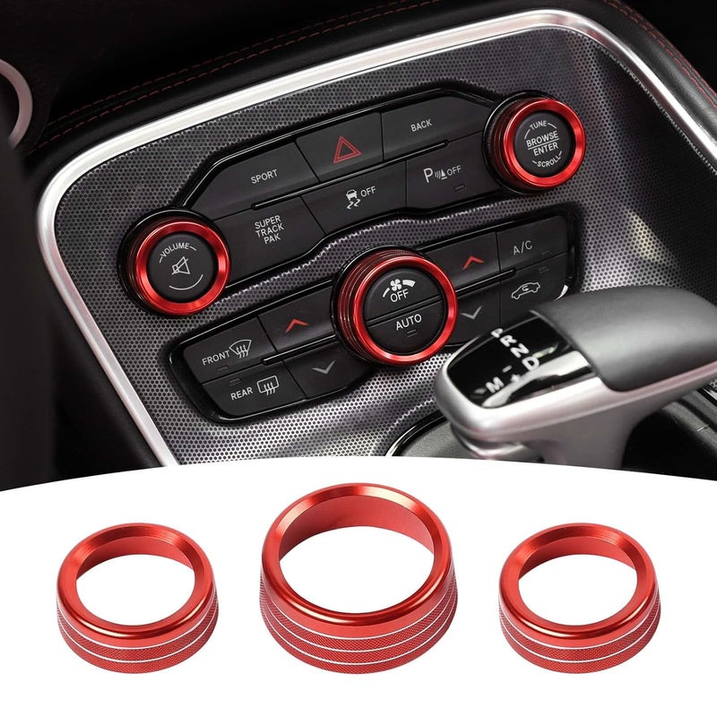PDKLIN AC Volume Switch Knob Trim Ring Set - Image 1
