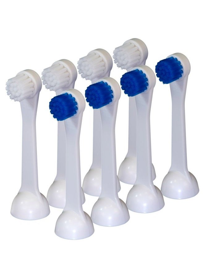 Cybersonic Classic Compact Replacement Brush Heads, 8 Pack, Compatible With All Cybersonic Electric Toothbrushes - Image 1