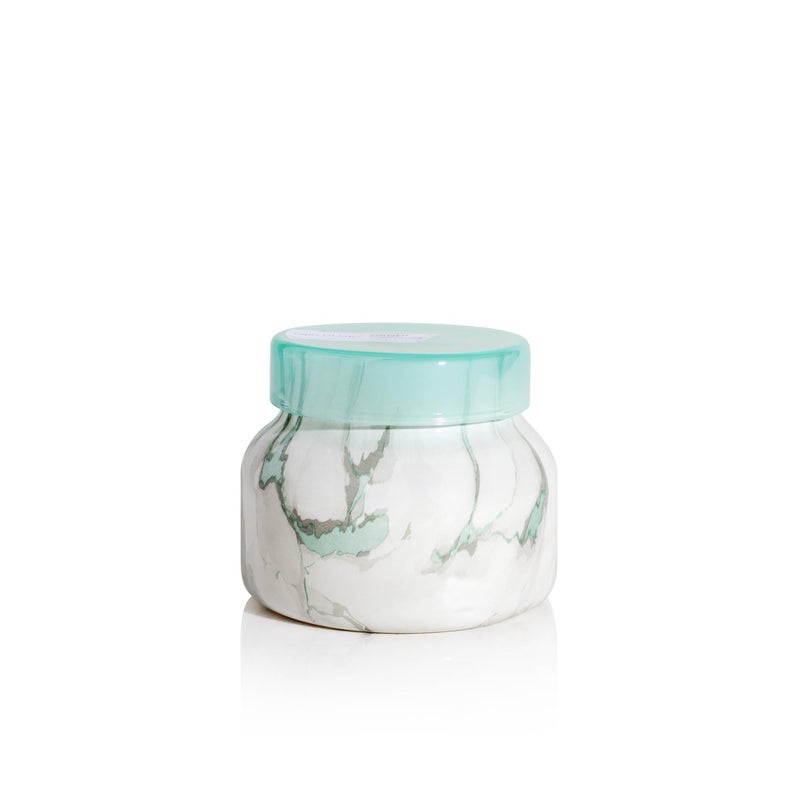 Capri Blue Modern Marble Jar Candles  Luxury Scented Candles for Home  Long Lasting Soy Wax Blend  Scented Home Decor Gifts  Coconut Santal 8 oz