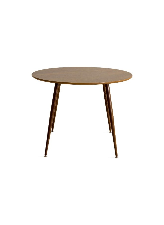 Pan Home Ketin 4 Seater Dining Table Round - Walnut  - Image 2