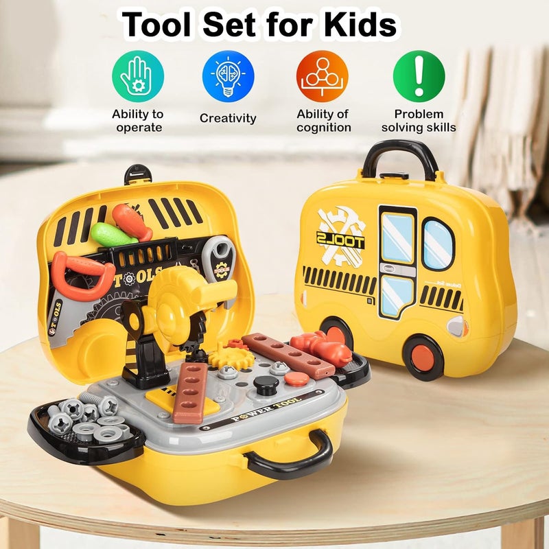 FunBlast Tool Set Toys for Kids, (Set of 31 Pcs) Pretend Playset, Role Play Engineer Workshop Tool Kit-Multicolor - Image 5