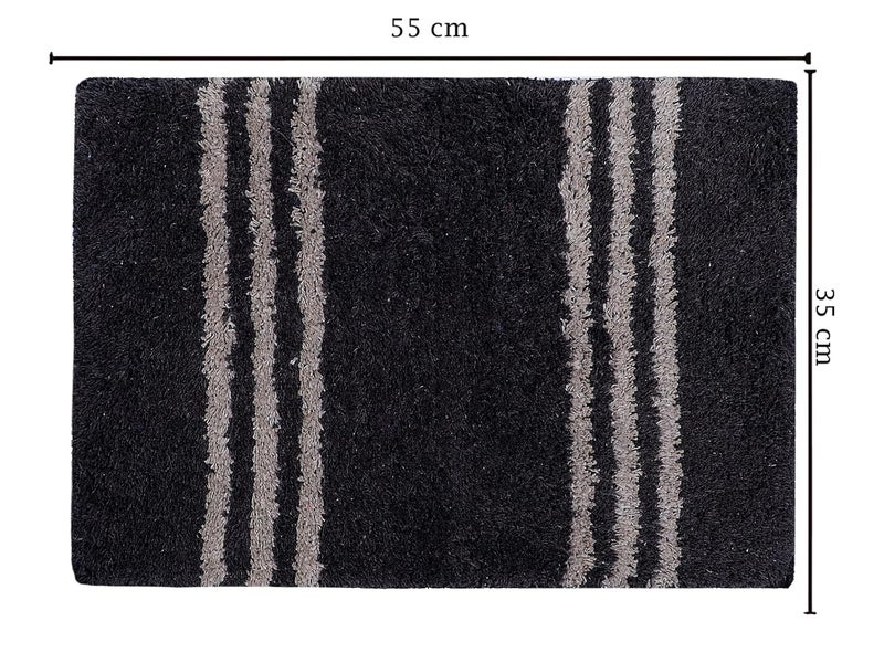 AAZEEM Absorbent Door Mat for Indoor Entrancex Non Slip Mat for Front Door Entryway, Soft Cotton Home. Hotel Balcony Floor Carpet, Floor Mats for Home, KitchenFloor Door Mat |- Pack of 2 |35 X 55 Cm | - Image 3