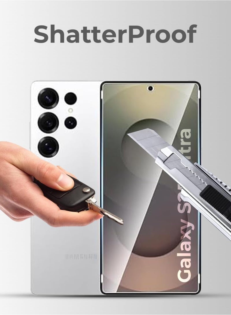 Samsung Galaxy S25 Ultra Screen Protector HD Clear Ceramic 9H Hardness Bubble Free Protector For Samsung Galaxy S25 Ultra 6.9-inch - Image 3
