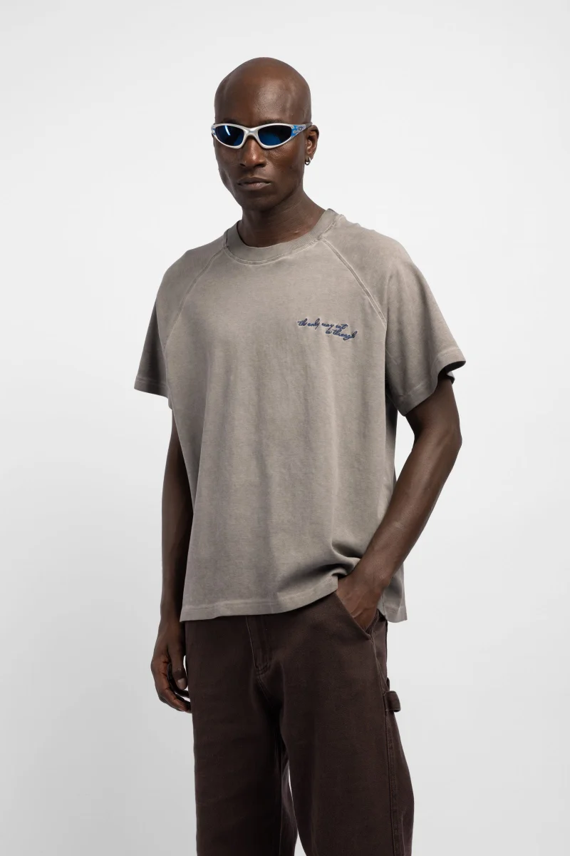 Catch Washed Embroidered T-shirt
