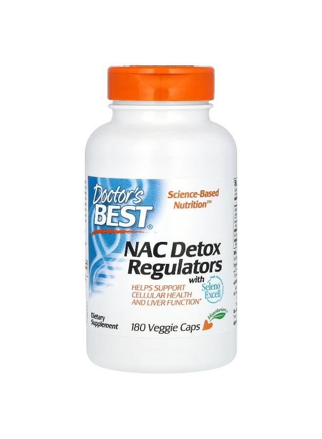 Doctor's Best Doctor's Best, NAC Detox Regulators, 180 Veggie Caps